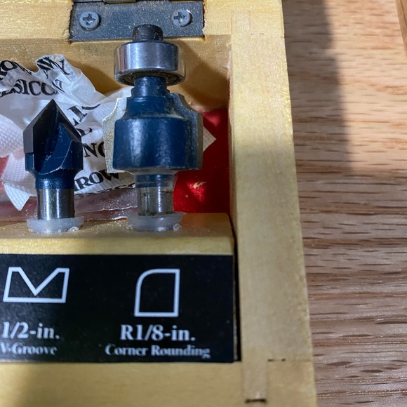 Companion Wood Router Bit Set with Case - Picture 6 of 6